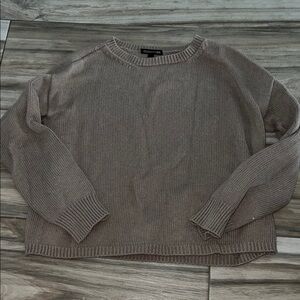 Eileen Fisher Women's Sweater in Taupe organic cotton XXS